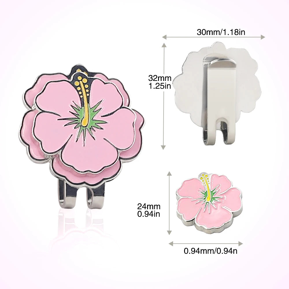 Golf Ball Mark with Golf Hat Clip Magnetic Alloy Birdie One Putt Eagle Tiger Cap Glove Design Golf Marker Men Women Drop Ship