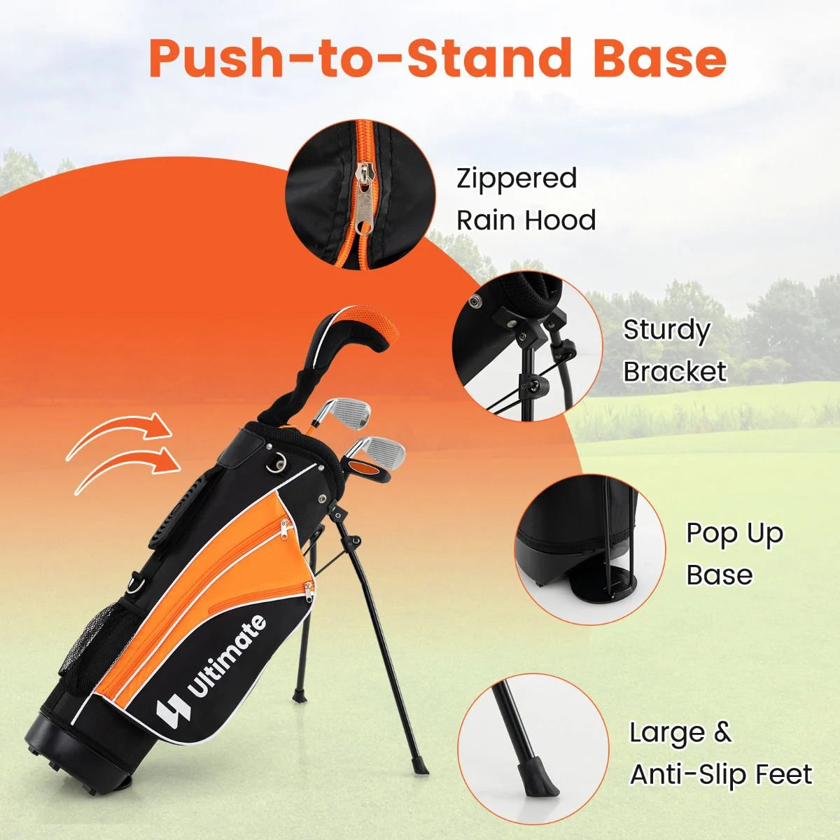 Kids Complete Golf Clubs Set for Boys and Girls Aged 8-10/11-13 Years