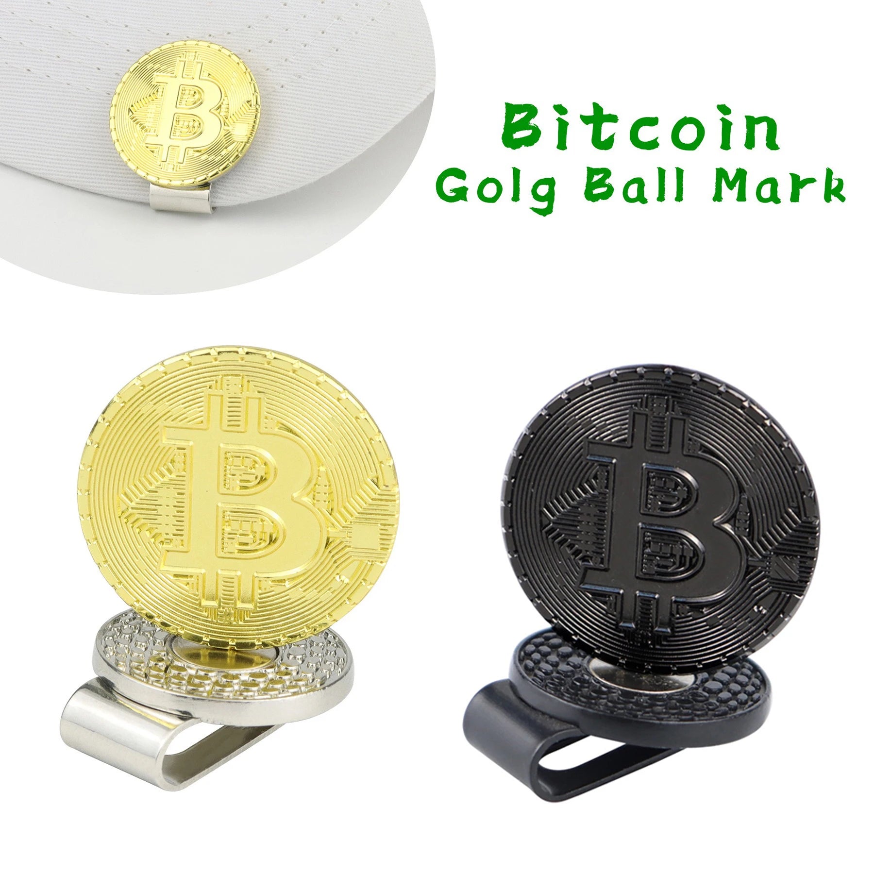 Golf Ball Mark with Golf Hat Clip Magnetic Alloy Birdie One Putt Eagle Tiger Cap Glove Design Golf Marker Men Women Drop Ship