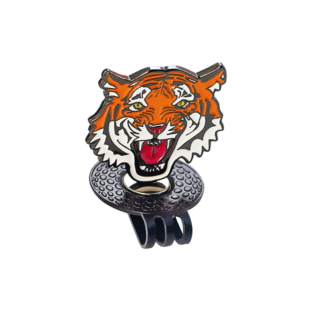 Golf Ball Mark with Golf Hat Clip Magnetic Alloy Birdie One Putt Eagle Tiger Cap Glove Design Golf Marker Men Women Drop Ship