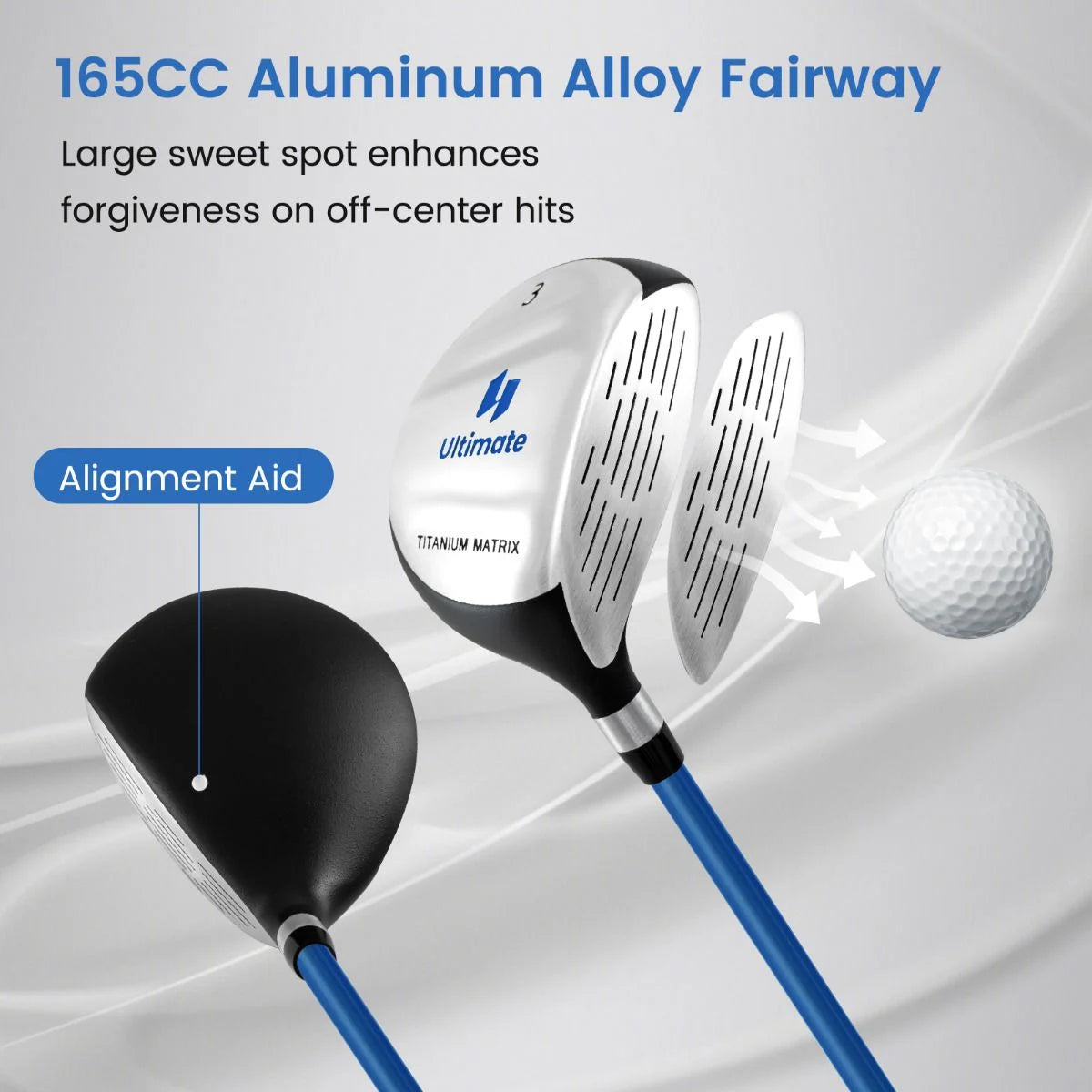 Kids Complete Golf Clubs Set for Boys and Girls Aged 8-10/11-13 Years