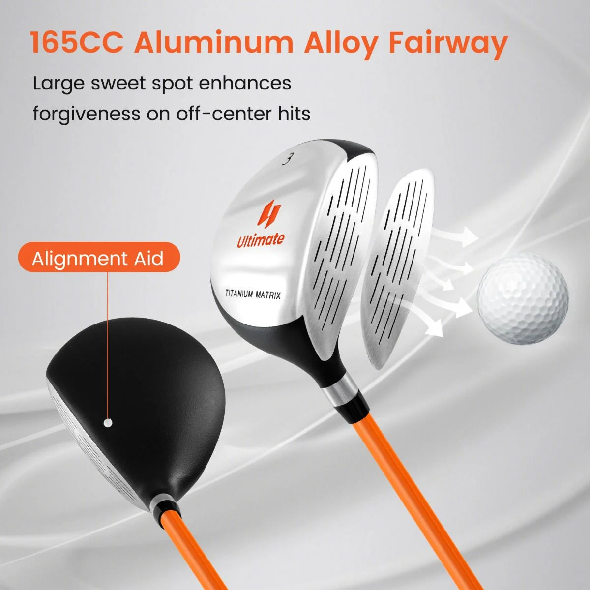 Kids Complete Golf Clubs Set for Boys and Girls Aged 8-10/11-13 Years