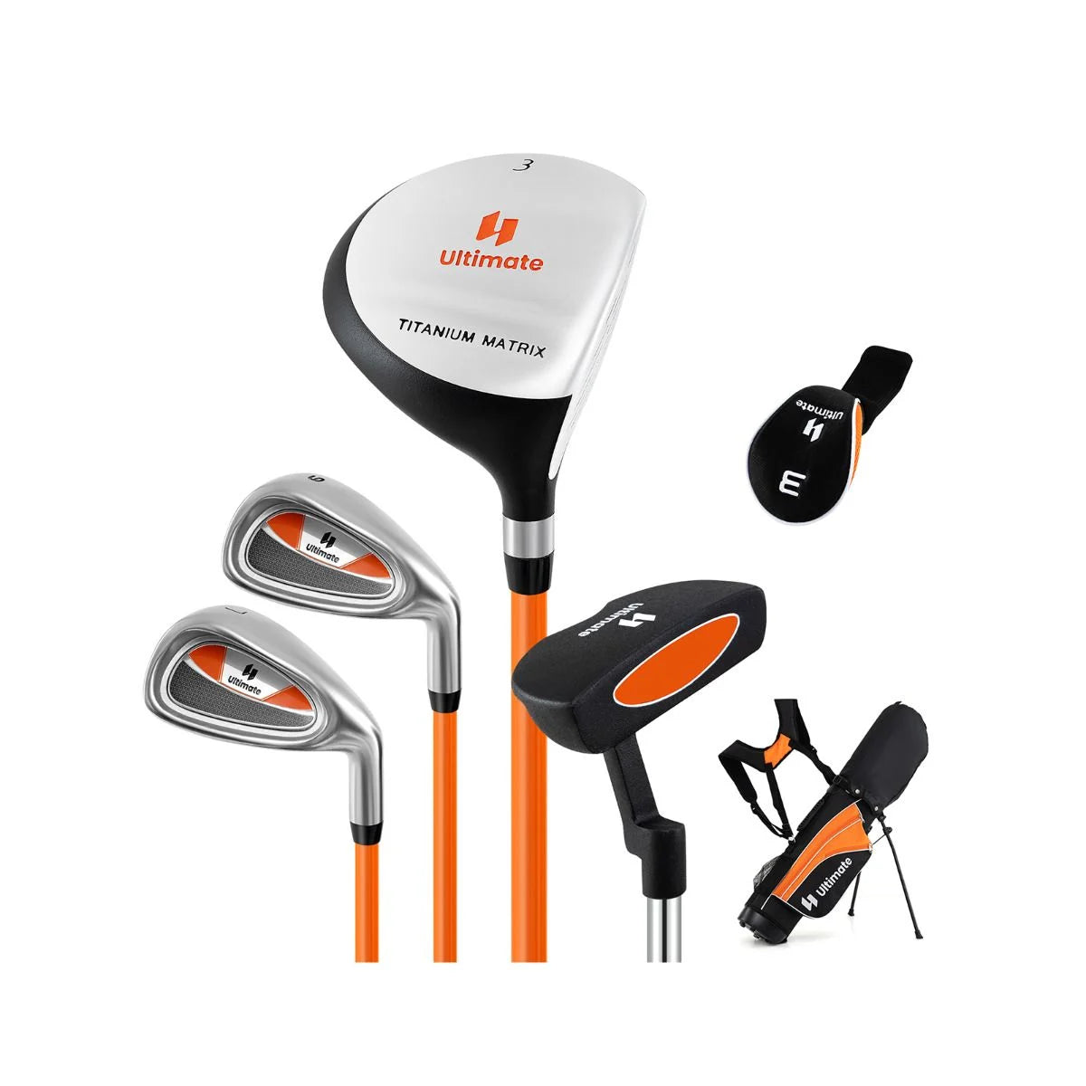 Kids Complete Golf Clubs Set for Boys and Girls Aged 8-10/11-13 Years