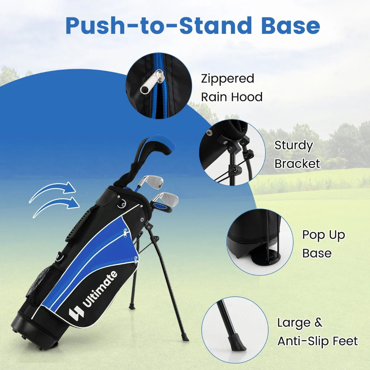 Kids Complete Golf Clubs Set for Boys and Girls Aged 8-10/11-13 Years