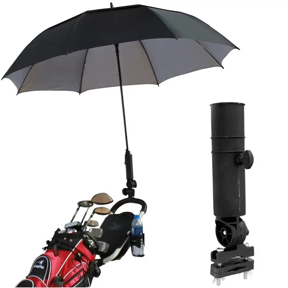 Outdoor Durable Golf Club Umbrella Holder Stand for Bike Buggy Cart Baby Pram Wheelchair Golf Accessories