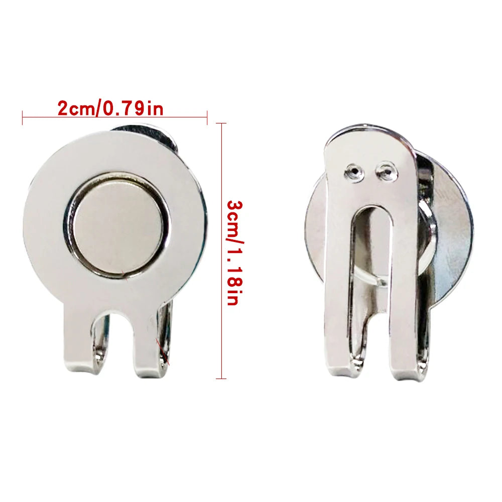 Golf Ball Mark with Golf Hat Clip Magnetic Alloy Birdie One Putt Eagle Tiger Cap Glove Design Golf Marker Men Women Drop Ship