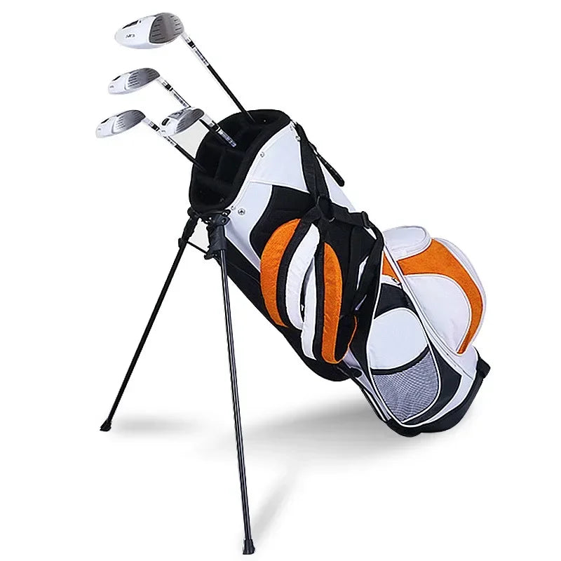 Children'S Portable Golf Clubs Bag Multifunction Bracket Stand Support Lightweight Golf Bagpack Children Golf Bag QB028