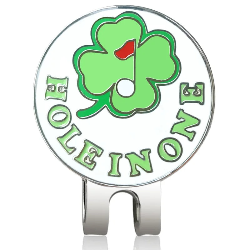 New Golf Ball Mark+Golf Hat Clip Magnetic Alloy Marker Golf Accessories Eagle Tiger One Putter Flog Wine Glass Lucky Clover