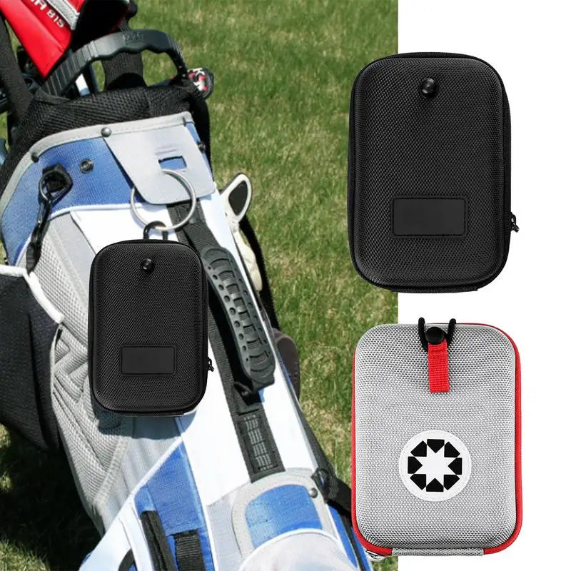 Golf Rangefinder Bag Portable Golf Range Finder Carry Bag Waterproof Hard Shell Golf Rangefinder Waist Case Golf Accessories