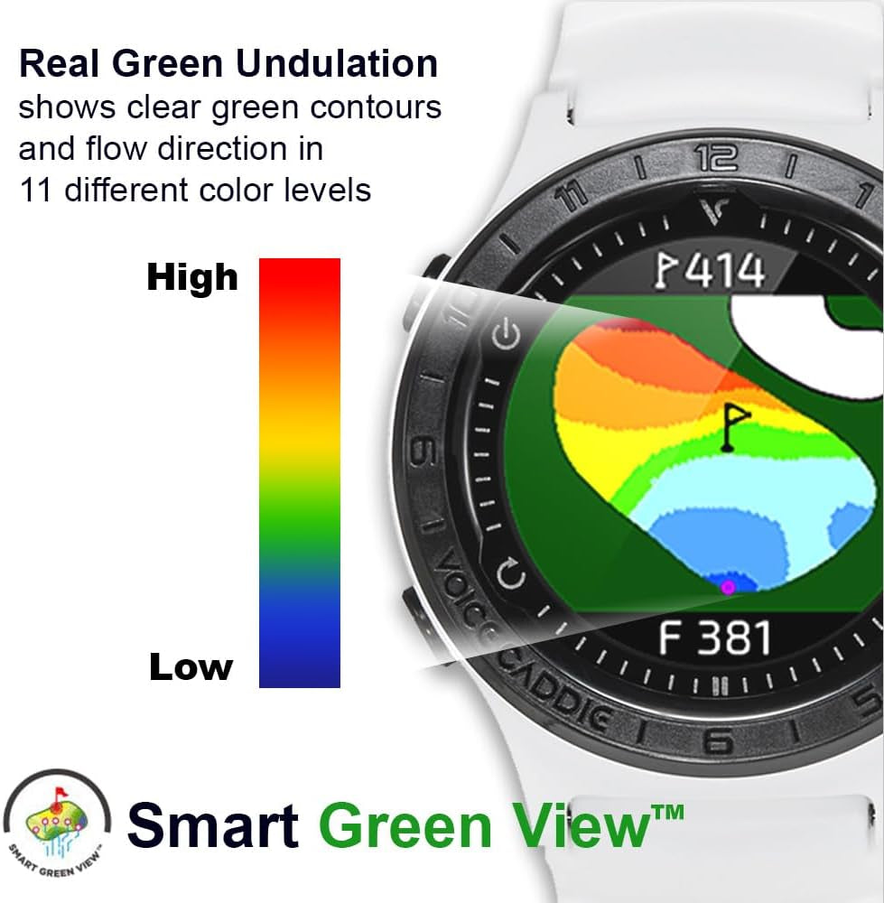 Unisex -  A2 GOLF GPS WATCH WHITE, White, One Size UK